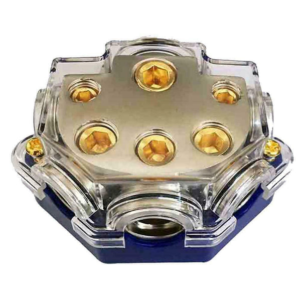 5 Way Distribution Block Car Audio Stereo Power/Ground Wire 0/2/4/8 S3E5