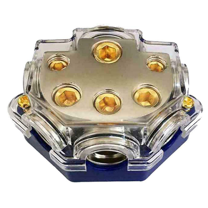 5 Way Distribution Block Car Audio Stereo Power/Ground Wire 0/2/4/8 S3E5