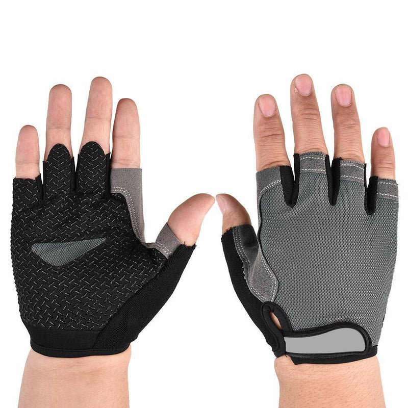 Cycling Gloves Anti-slip Summer Breathable Sport Bike Bicycle Half Finger G