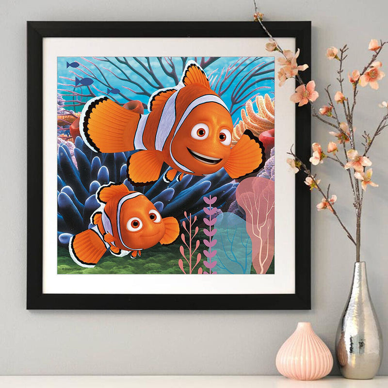 Goldfish Painting 5D Rhinestone Drill Diamond DIY Full Round Picture Kit Cartoon