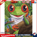 5D Diamond Painting Embroidery DIY Cartoon Smile Frog Mosaic Cross Stitch Newly