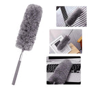Adjustable Stretch Extend Microfiber Duster Dusting Brush Cleaning (Grey) Newly