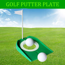 Plastic Putter Plate Foldable Golf Exercise Practice Push Rod for Children To