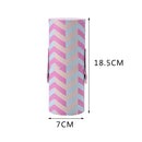 Portable PU Leather Makeup Storage Holder Cosmetic Brush Pen Cup Box (A) Newly