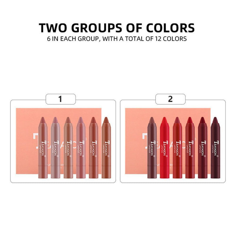 Waterproof Velvet Lipstick Pen Matte Lipstick Set Non-stick Cup Long Lasting