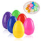 10 Pcs Plastic Easter Eggs Open Gacha Eggshell Color Random