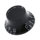 4pcs/Set Black Acrylic Electric Guitar Bass Volume Rotary Selector Potentiometer Cap 17 /