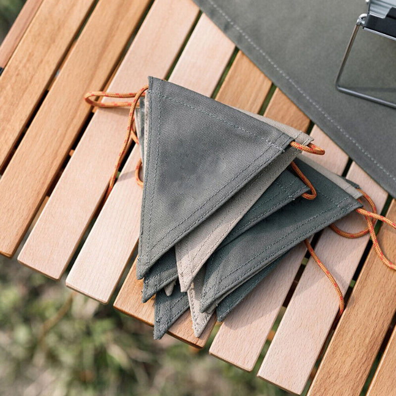 Triangular Pennant Bunting Banner Outdoor Camping Party Flags Hanging Decor