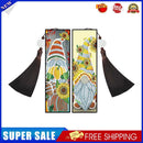2pcs DIY Diamond Painting Leather Bookmark Gnome Tassel Crafts (FQY024)