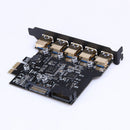 Super-Speed PCI-E, USB-3.0 19-Pin 5-Port PCI Express Card SATA 15PIN Makes Erwe