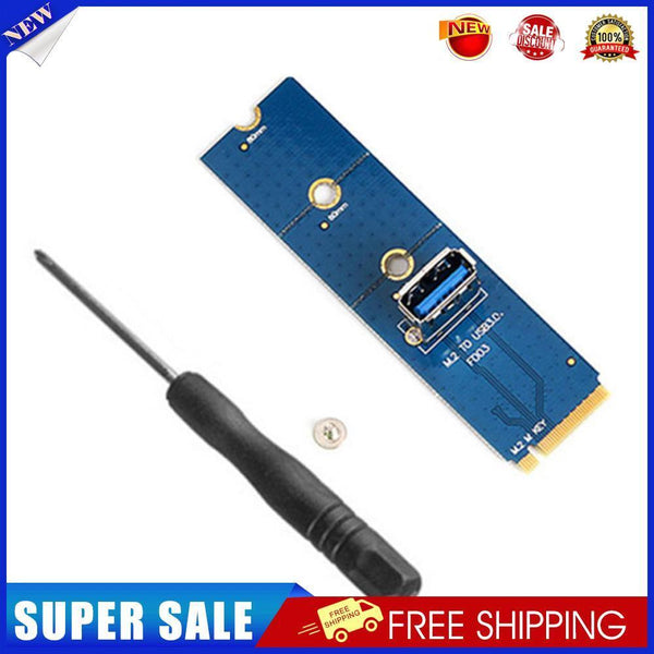 M.2 M Key NGFF to USB 3.0 Adapter Card for BTC Mining PCI-E X16 Converter