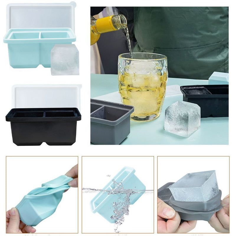 DIY Handmade Ice Silica Gel Mold Popsicle Maker Jumbo Mould Ice Cube Make
