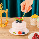Base Holder High-end Dessert Scoop Swan Coffee Spoon Set Fruit Spoon Teaspoons