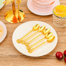 Base Holder High-end Fruit Spoon Swan Coffee Spoon Set Teaspoons Dessert Scoop