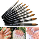 Acrylic Nail Brush Round Shaped For Acrylic Powder Manicure Powder  Bursh
