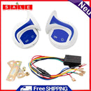 2pcs Universal Multi-tone Electric Air Horn Loud 12V Car Motorcycle Truck Horns