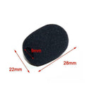 10x 30mm Soft Elastic Sponge Microphone Head Cover For Headset Mic Sleeve T2S5