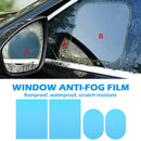 4pcs Rainproof Car Side Mirror Window Films Clear Waterproof Anti Fog Stick