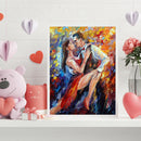 Dancing Couple Oil Paint By Numbers Kits Canvas DIY Picture Hand Painted