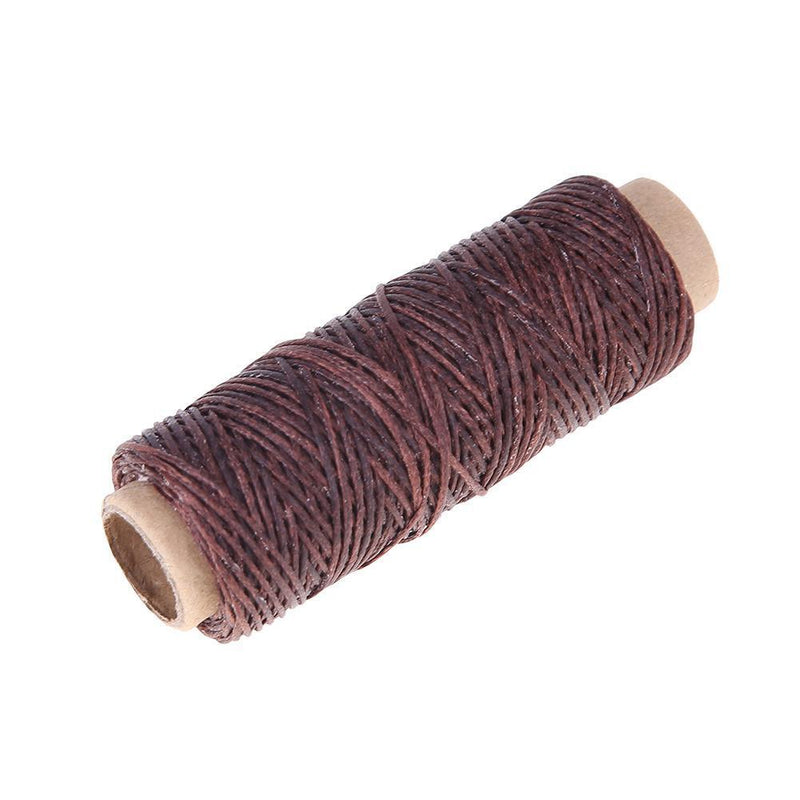 150D 50m Wax Line DIY Handmade Wear-Proof Leather Sewing Flat Wax Thread(5)