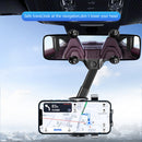 Car Phone Holder Phone Holder Rearview Mirror Stand One Button Lock For Tele