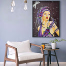 Special Shaped Diamond Painting Partial Drill Noble Lady DIY Picture (Y020)