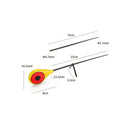 Portable Ice Lake Fishing Rod Pole Tip Outdoor Winter Fishing Pole Tackle Tools