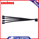 4pin IDE Molex 4-Port 3Pin/4Pin Cooler Cooling Fan Splitter Cable