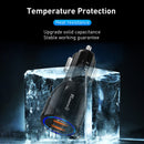 USB Phone Car Charger QC3.0 Dual USB Fast Charging Adapter for Mobile Tablet