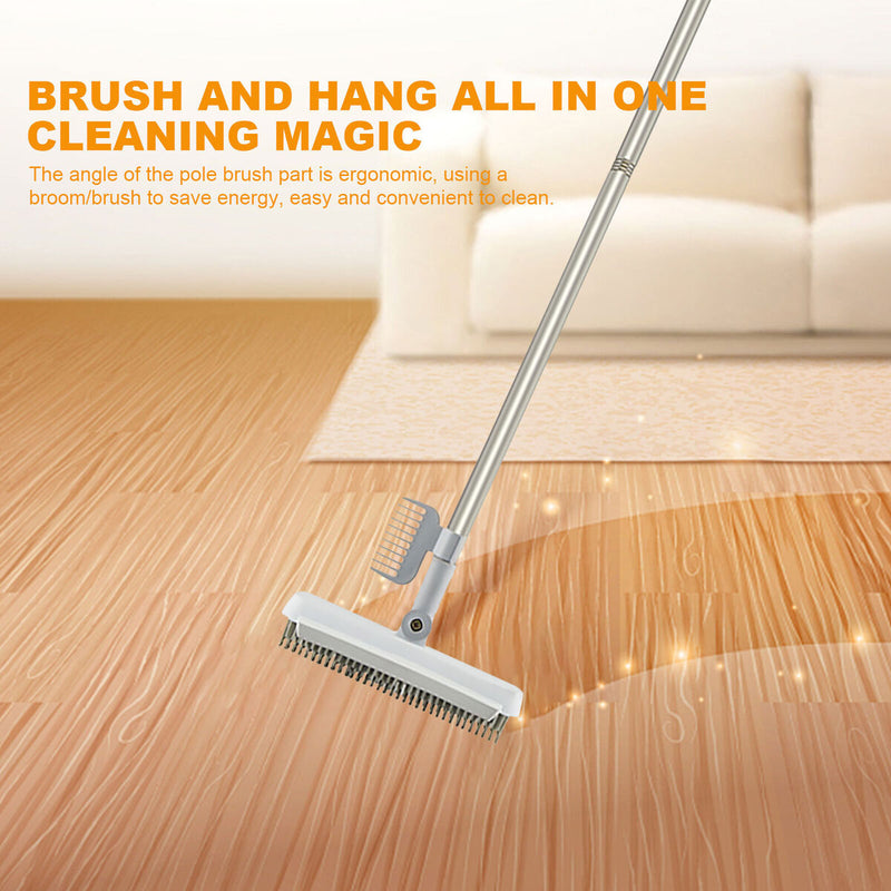 Household Silicone Ground Brush Durable Non-deformable Bristles for Bathroom