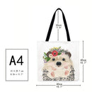 Cartoon hePrinted Shoulder Shopping Bag Casual Large Tote Handbag (40*40cm)
