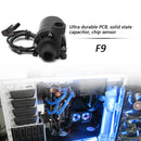 F9 12V Water Pump Molex 4 Pin Connector for PC CPU Water Cooling System 9W G1/4