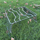 Outdoor Portable Folding BBQ Grill Windproof Camping Pot Stand Stove Rack