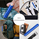 Outdoor Reusable Collapsible Drinking Straw Suit with Cleaning Brush (A) Newly