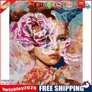 Painting By Numbers Kit DIY Beauty Women Canvas Oil Art Picture Wall Crafts
