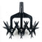 Portable Manual Soil Scarifier Turning Tool Lawn Garden Aerator Rotary Tiller
