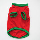 Pet Christmas Clothes Vest Puppy Costume Cotton T Shirt (Red Bow L) Newly