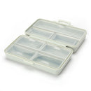 Plastic Nail Art Storage Box Dustproof Desktop Organizer (Light Green) Newly