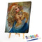 Paint By Numbers for Kids Beginner Elegant Girl Back Home Decor DIY Painting Kit