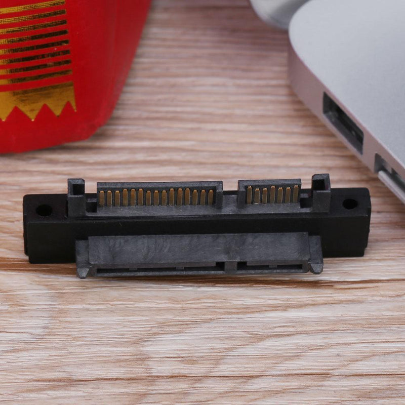 90 Degree 22Pin SATA Male to Female Port Adapter for SATA HDD SSD(Right)