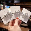 Accessories Headwear Star Korean Hairgrip Crystal Hair Clip Metal Rhinestone