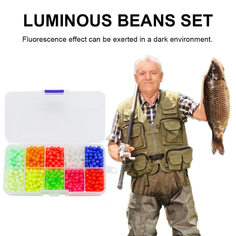Lure Fishing Luminous Floating Rig Beads Ball Set Carp Night Fishing Tackle