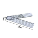 Ruler Measuring Tool Degree Angle Protractor Metric B6X3 E2I5 X0F1 Measure X7U8