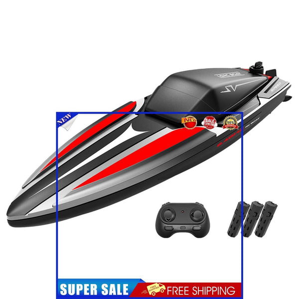 LS/RC B6 2.4G RC Bait Boat Remote Control Fishing Finder Ship w/ 3 Battery