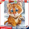 Little Tiger 5D Diamond Painting Embroidery DIY Cross Stitch Home Decor