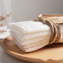 5pcs/bag Non-stick Oil Cleaning Towel Bamboo Fiber Cloth Wash Kitchen P5N9