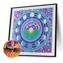 Diamond Painting Blue Disc Full Special Drill Rhinestone Picture (SZ002) Newly