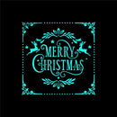Craft Stamp Layering Stencils Scrapbooking Merry Christmas Painting Template