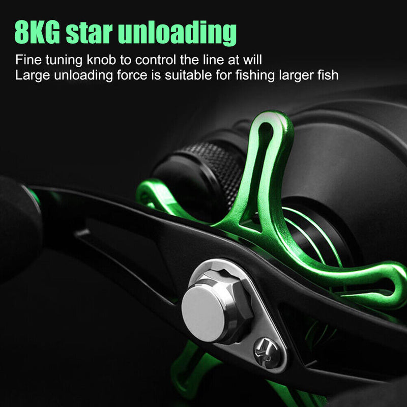 #A Professional Baitcasting Reel Tackle Casting Fishing Reel for Sea Saltwater C