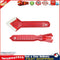 Silicone Caulking Grout Scraper Plastic Negative Angle Spatula (Wine Red) Newly
